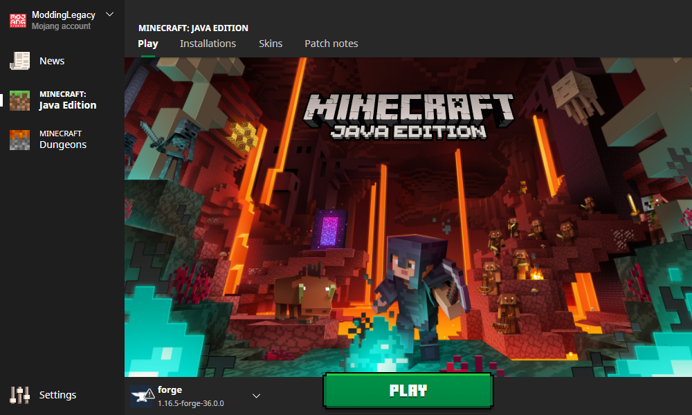 how to get minecraft to launch legacy launcher