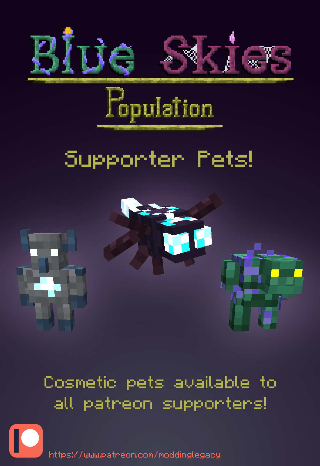 Blue Skies Population Supporter Pets